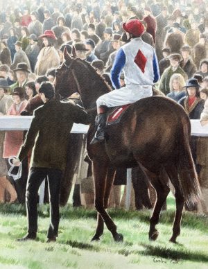 Parading at Cheltenham